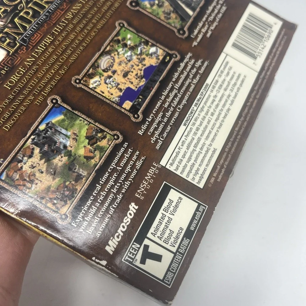 Age Of Empires Collector's Edition PC CD-ROM Limited Edition Microsoft 2006 NEW
